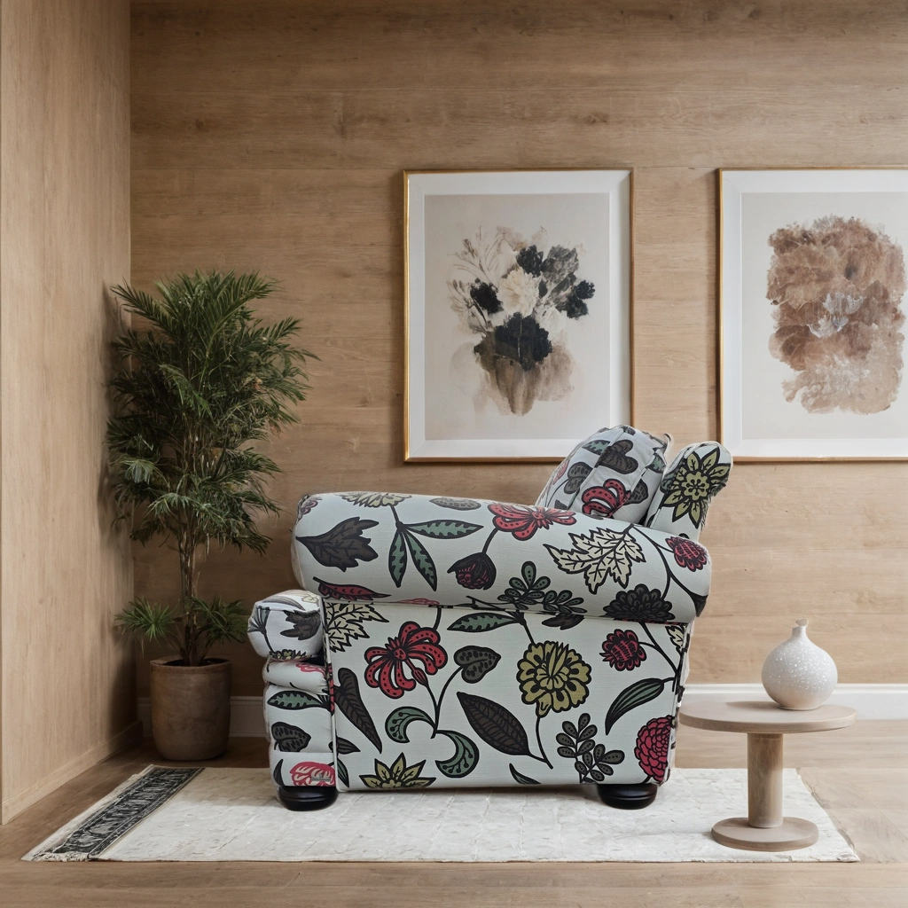 Bröderna Andersson 3-sits soffa – blommig klassiker Nypris 40.000 kr